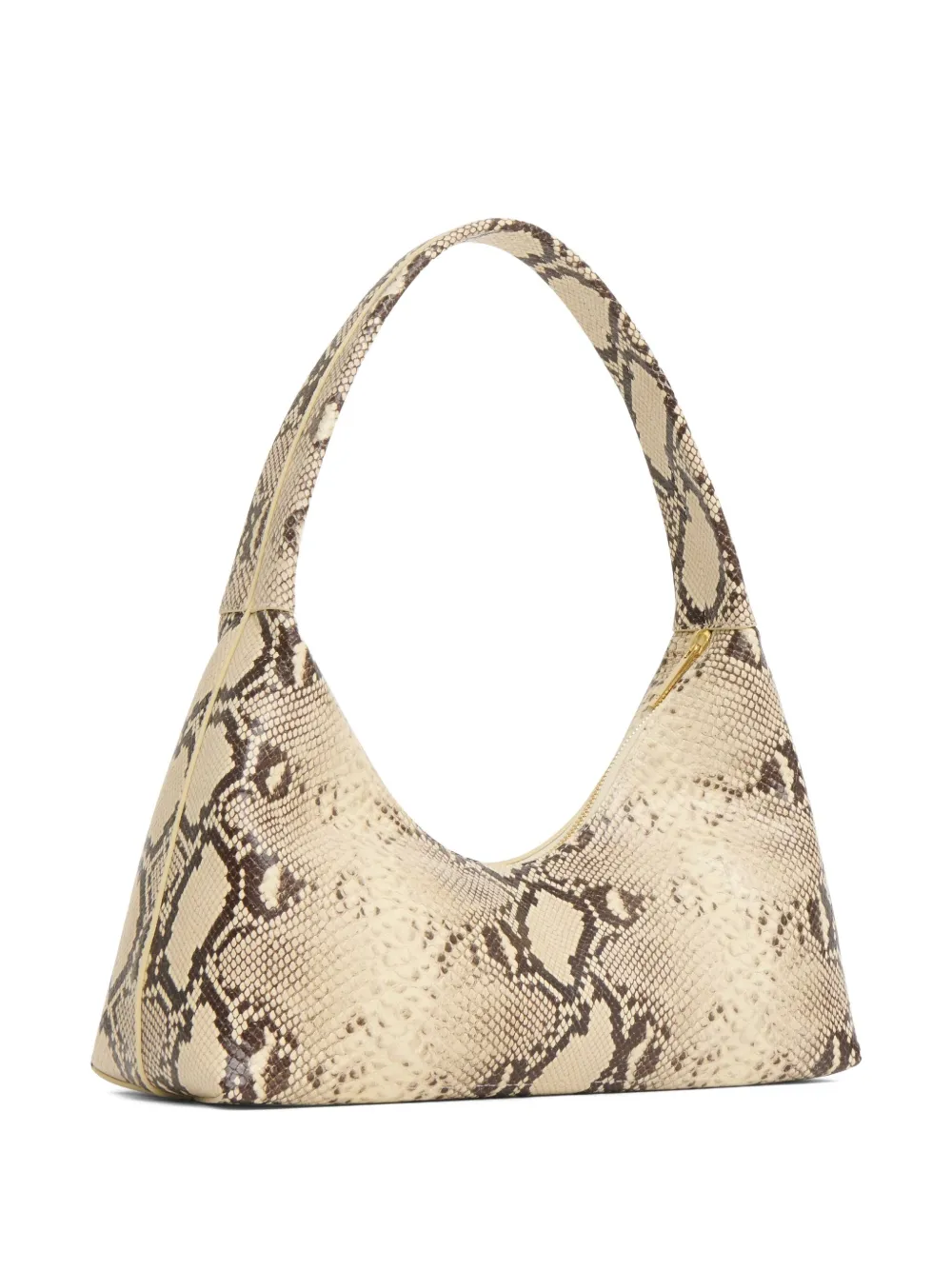 Mansur Gavriel Candy Snakeskin Tote Bag In Neutral