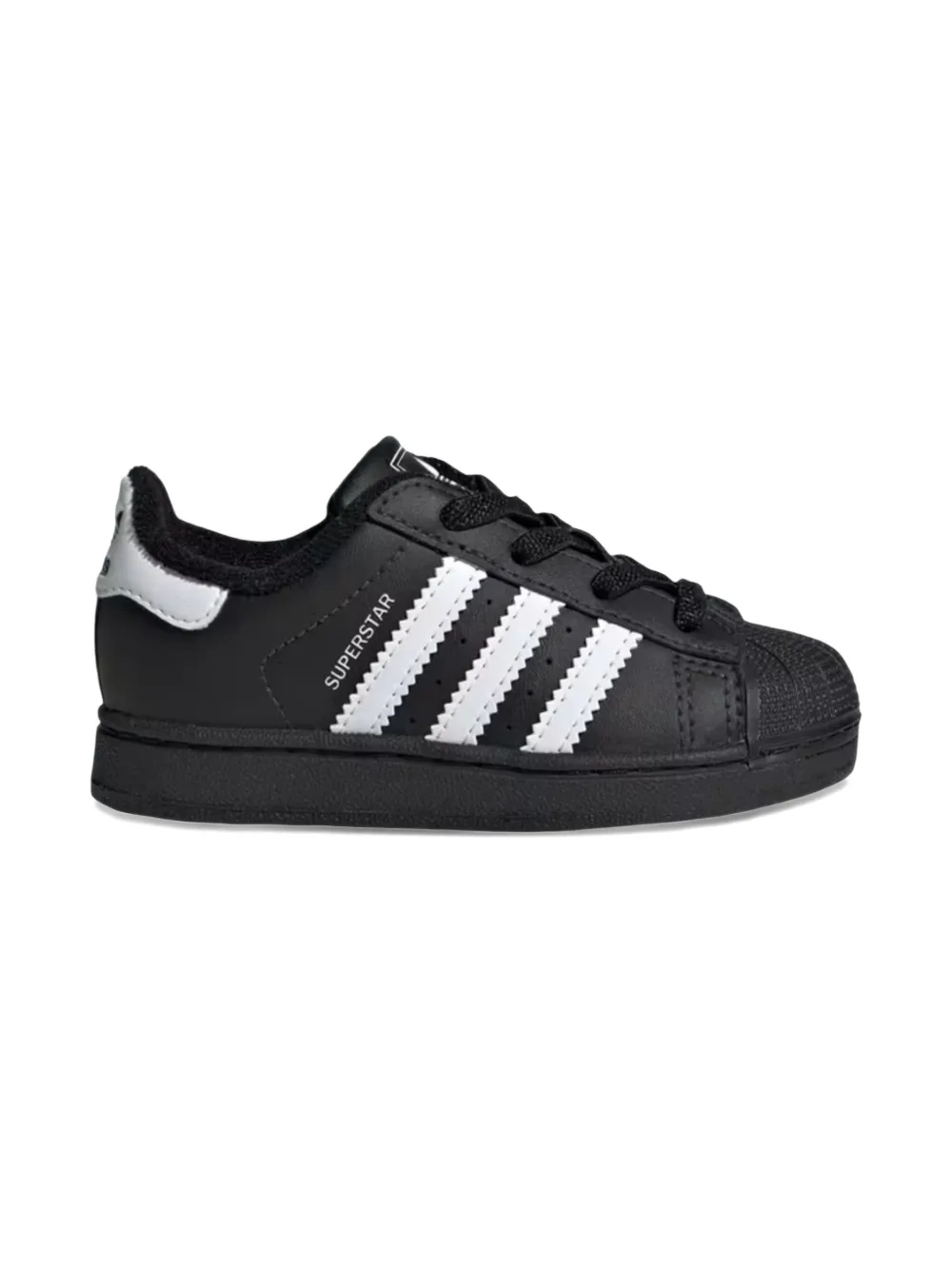 Adidas Kids Superstar II elastic-laces low-top sneakers - Zwart