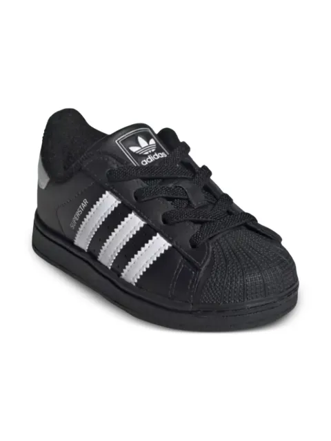 adidas Kids Superstar II elastic-laces low-top sneakers