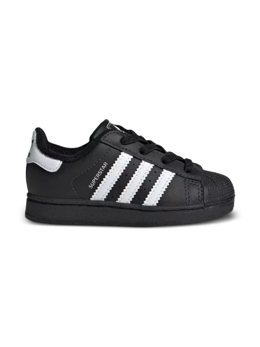 adidas Kids Superstar II low-top sneakers met elastische veters Zwart