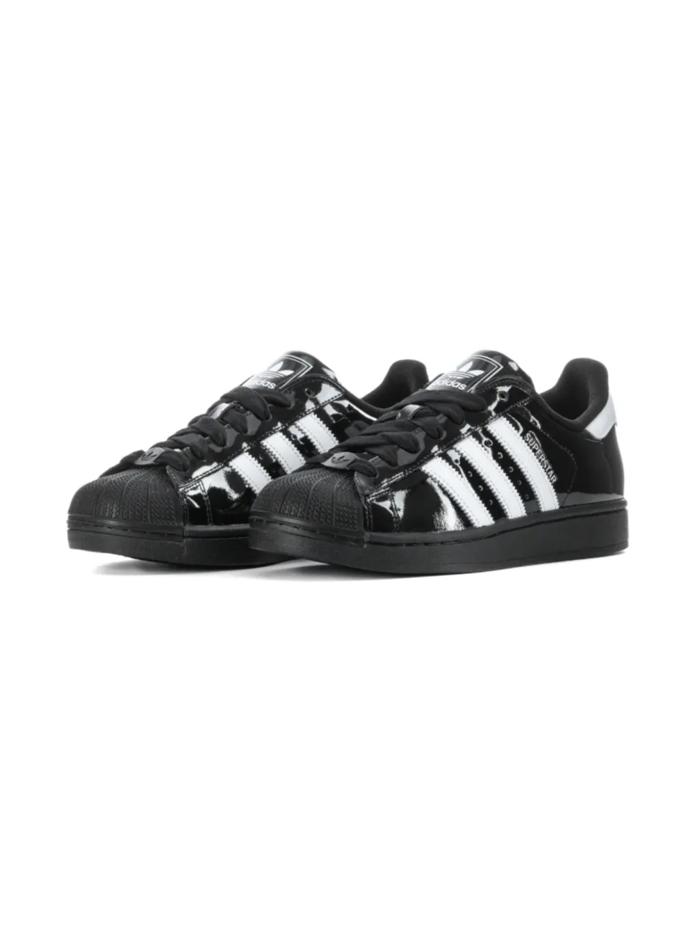 Adidas Kids Superstar II low-top sneakers Zwart