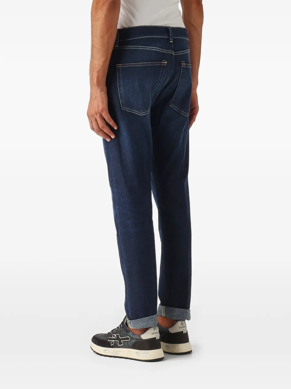  Dondup Cotton Trousers - Blue 