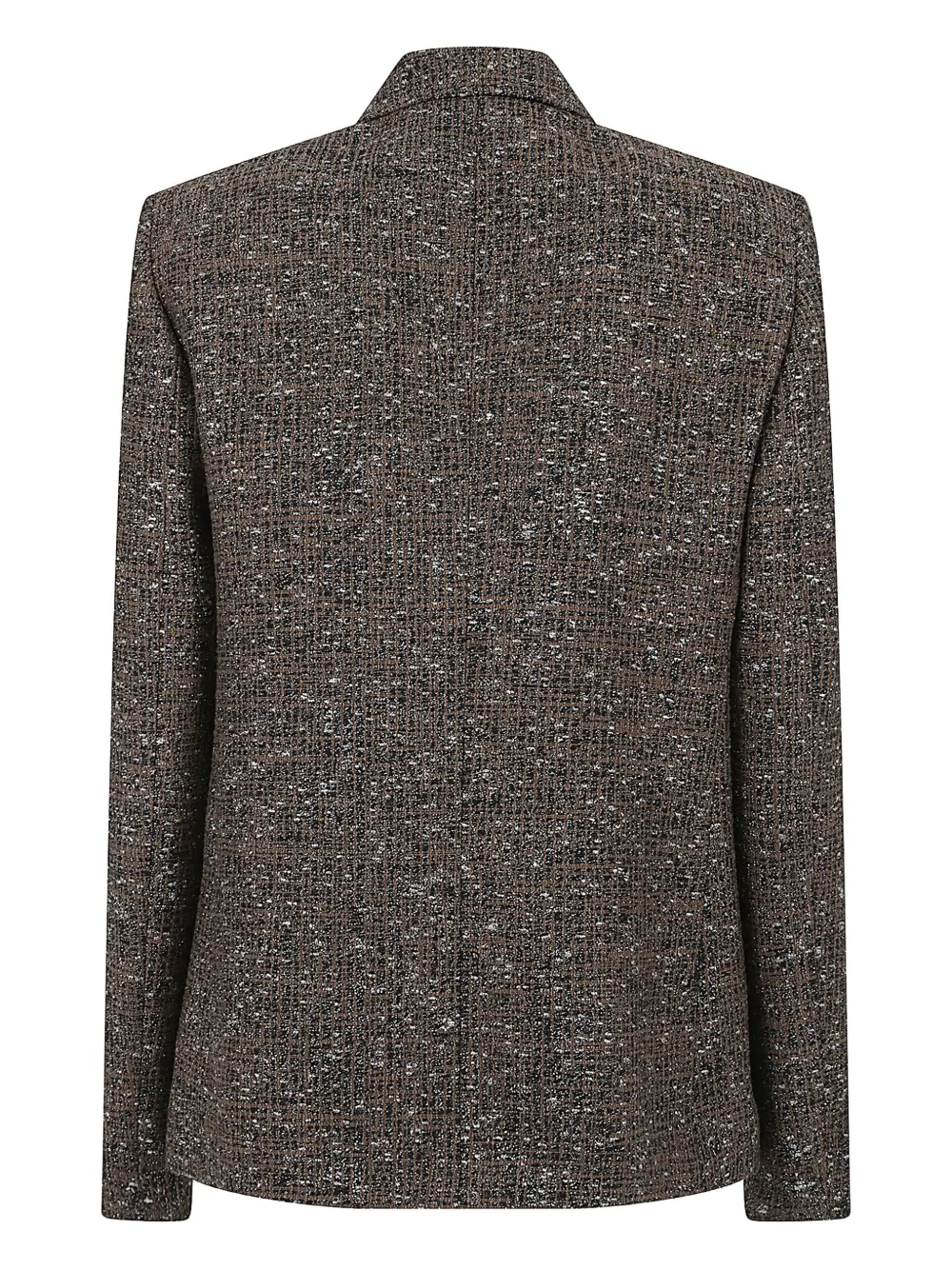 Giambattista Valli Buttoned Blazer In Brown