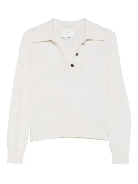 Vanisè polo-collar sweater