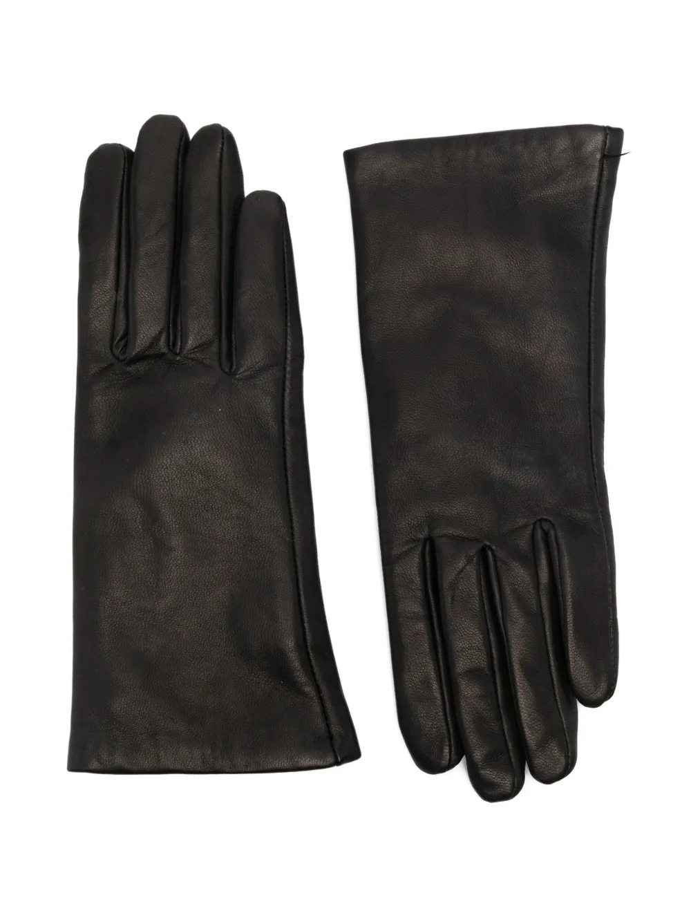 Alpo leather gloves - Nero