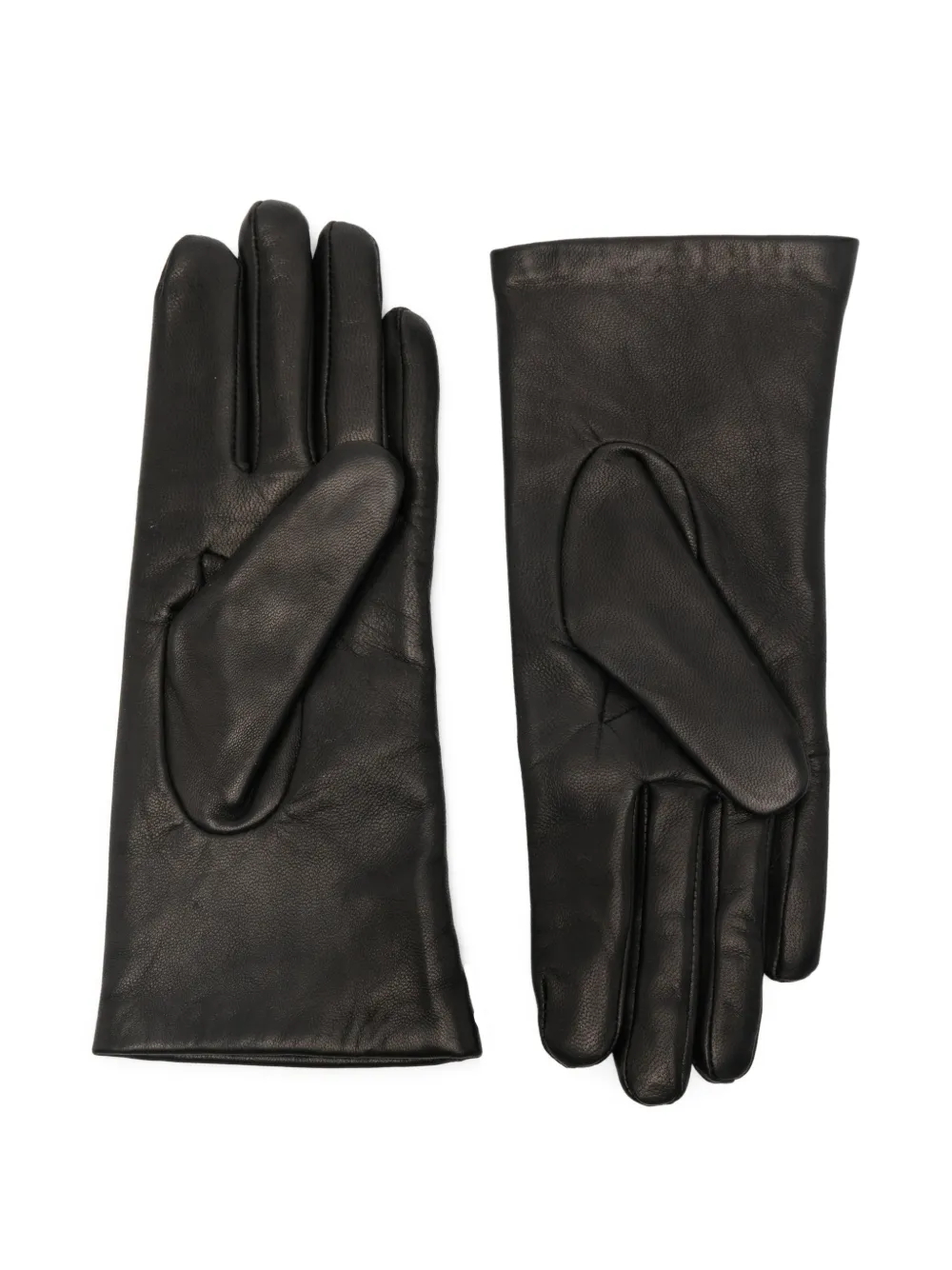 Alpo leather gloves - Zwart