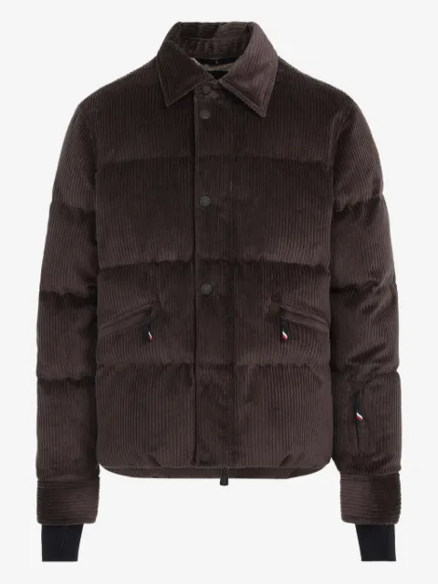 Moncler Grenoble abrigo capitonado de pana
