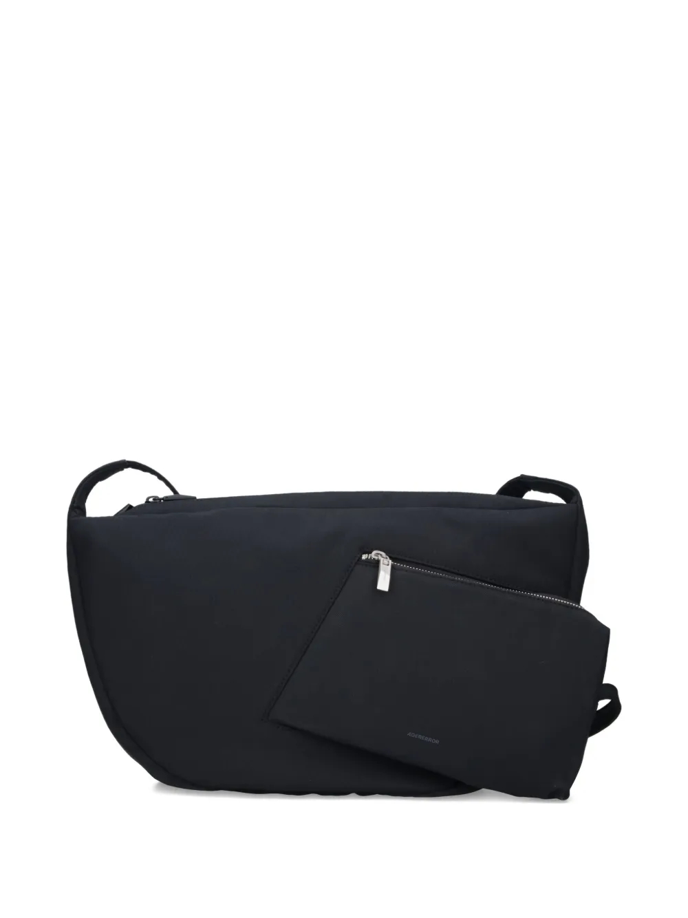 Ader Error Logo Zip Shoulder Bag In Black