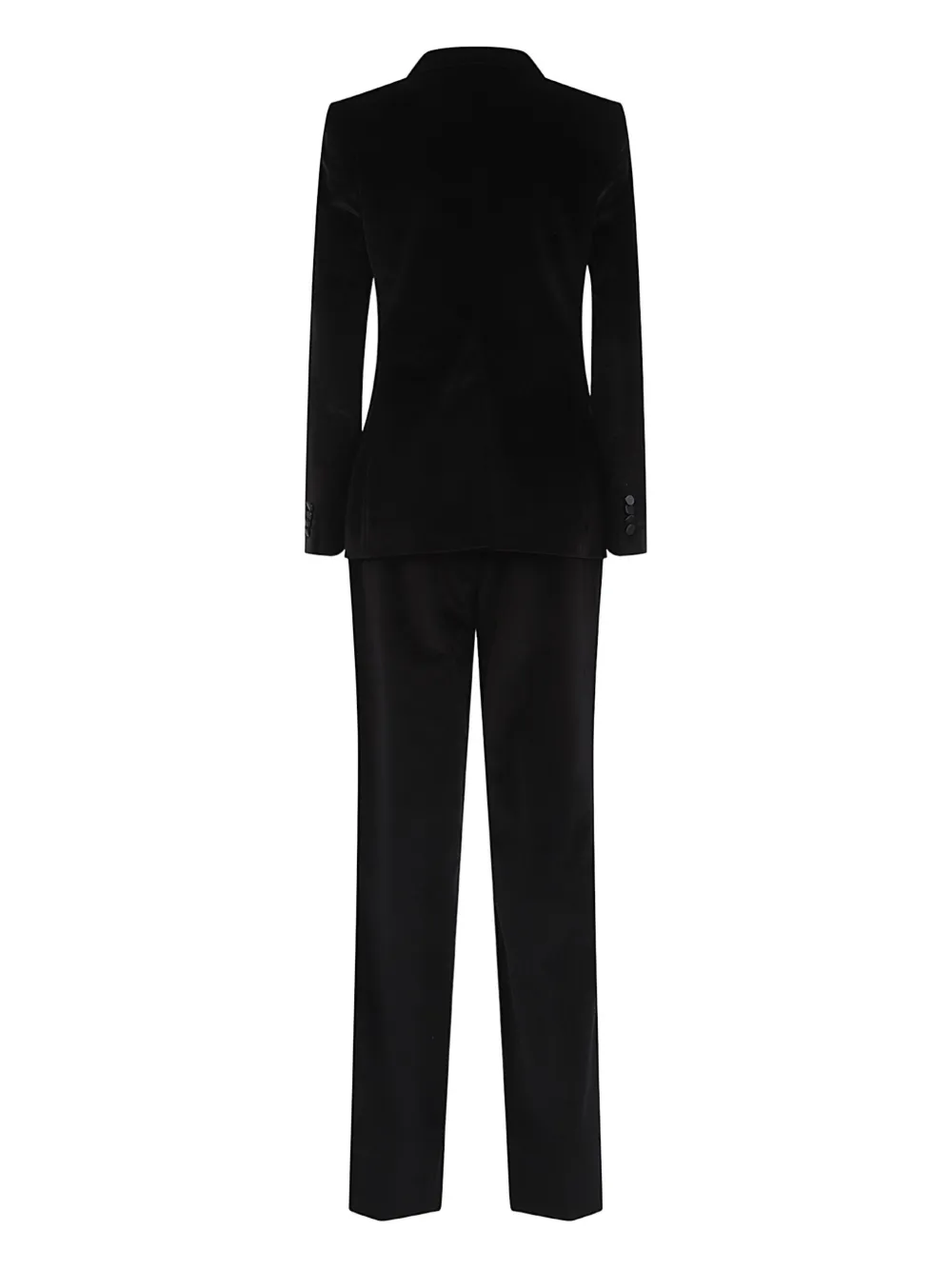 Tagliatore Double-breasted Suit In Black