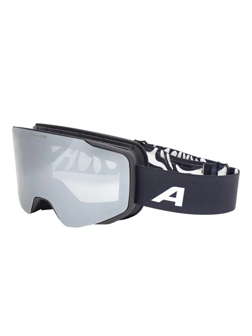 Alpina Taos Logo-print Googles In Black