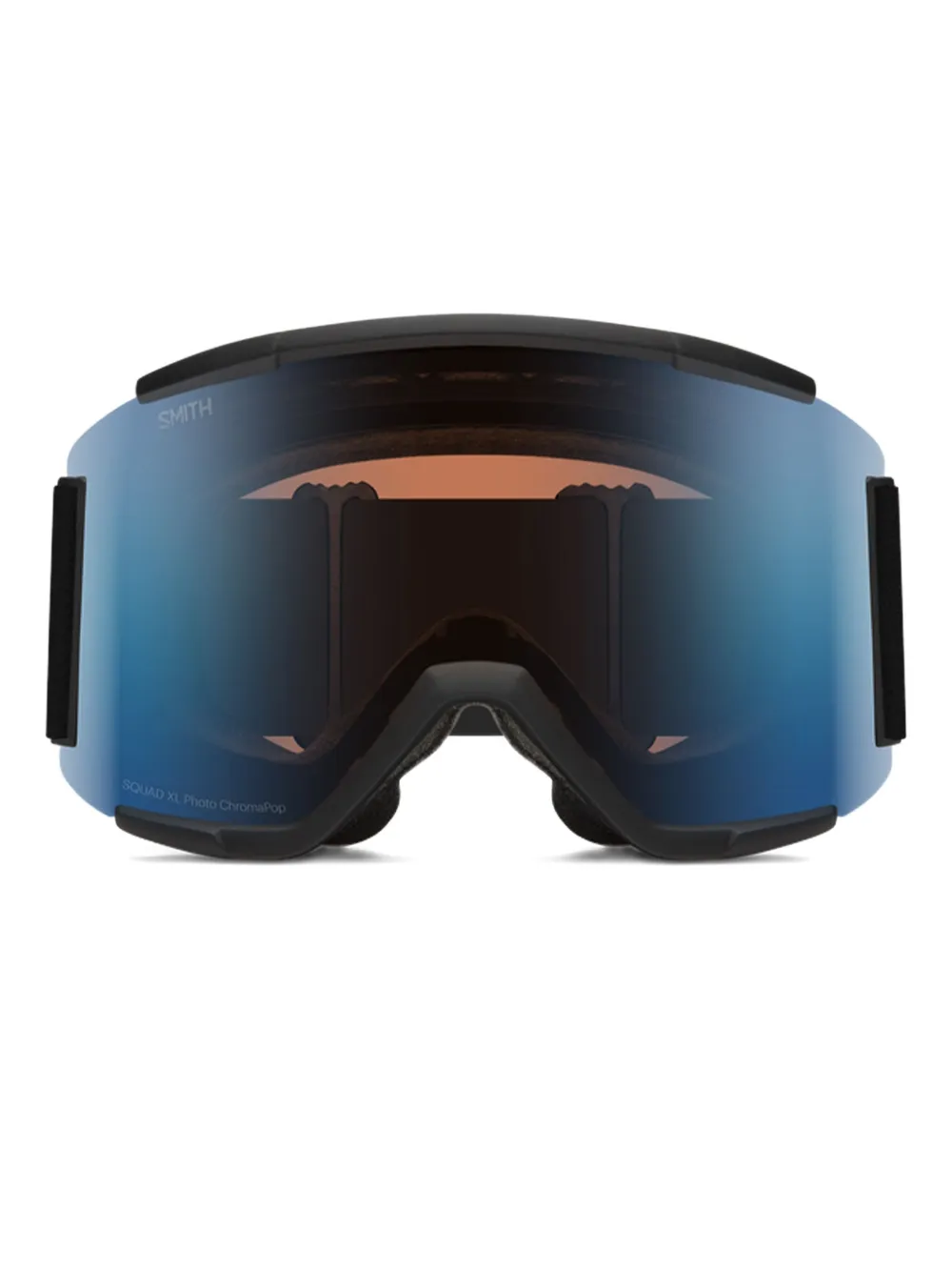 Smith Squad XL Skibrille mit Logo-Riemen - Schwarz