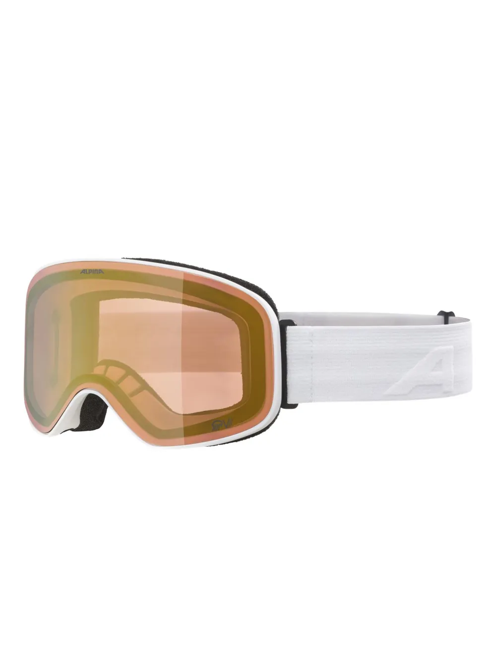  Alpina Slope Qv Ski Goggles - White 