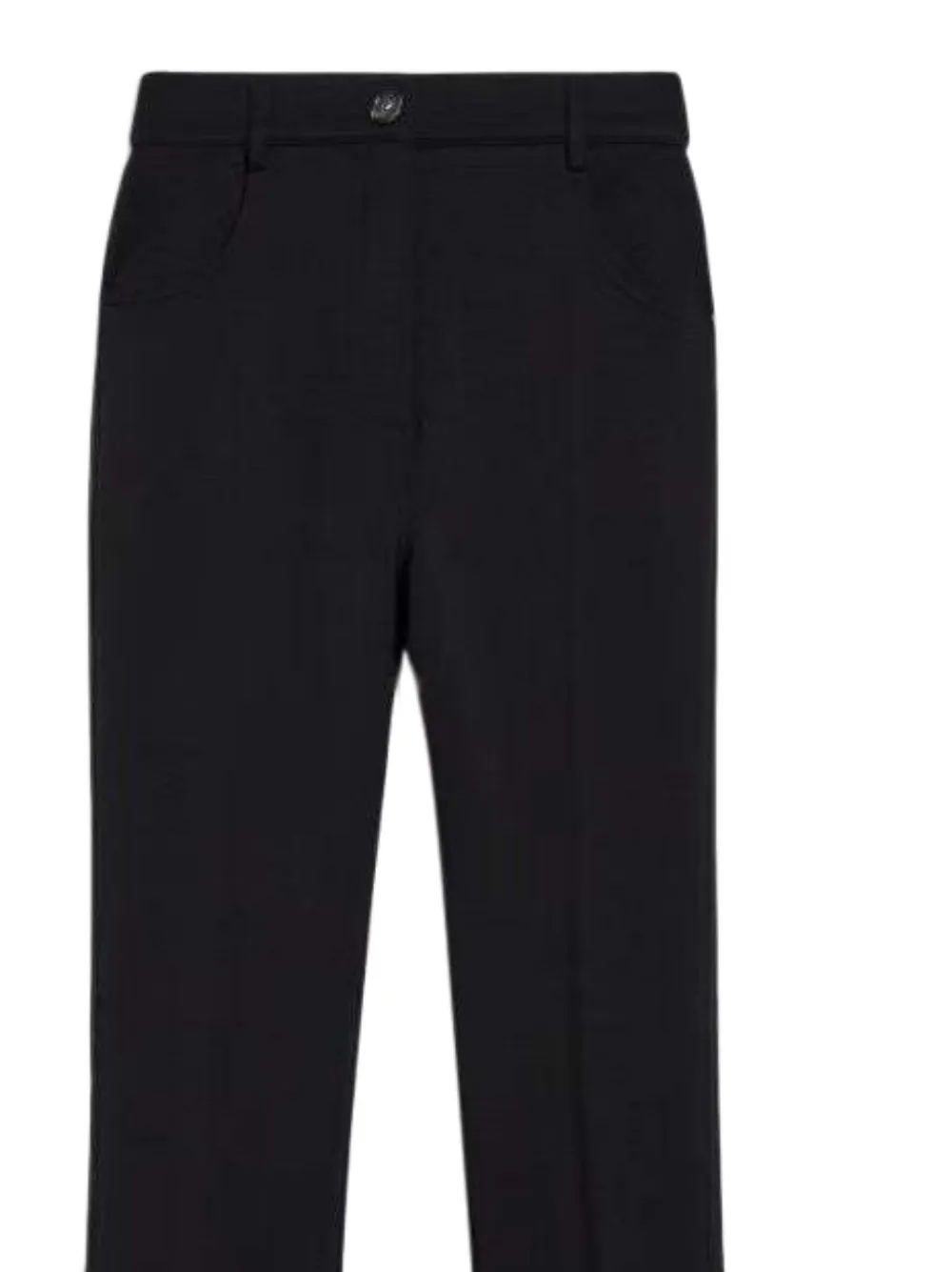 Max Mara Pleated Trousers In Black