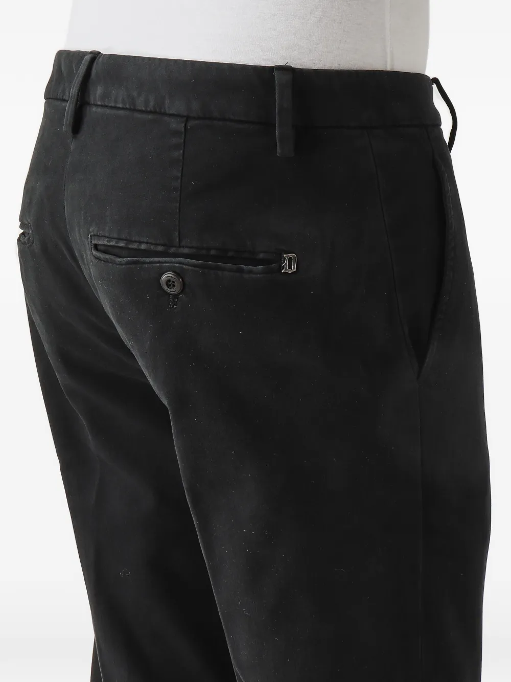 DONDUP Katoenen broek Zwart