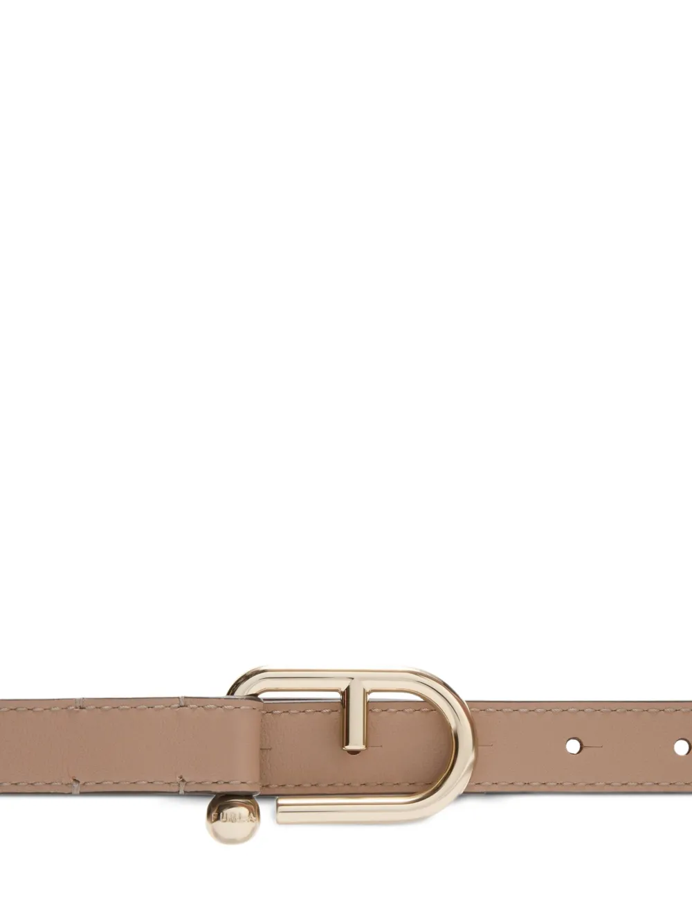 Furla Nuvola leren gespriem - Beige