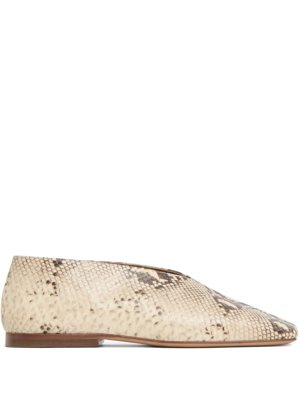 Mansur Gavriel Square Soft V ballet flats | Neutrals | Image 1