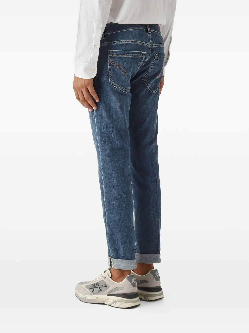 DONDUP Katoenen broek Blauw