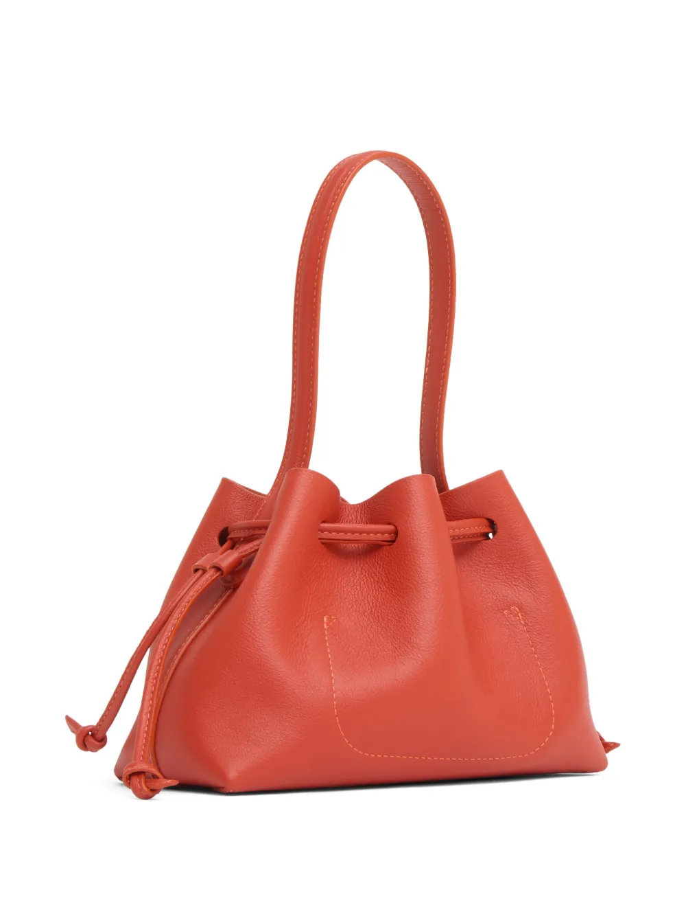 Mansur Gavriel Drawstring Pouchette Tote Bag In Orange