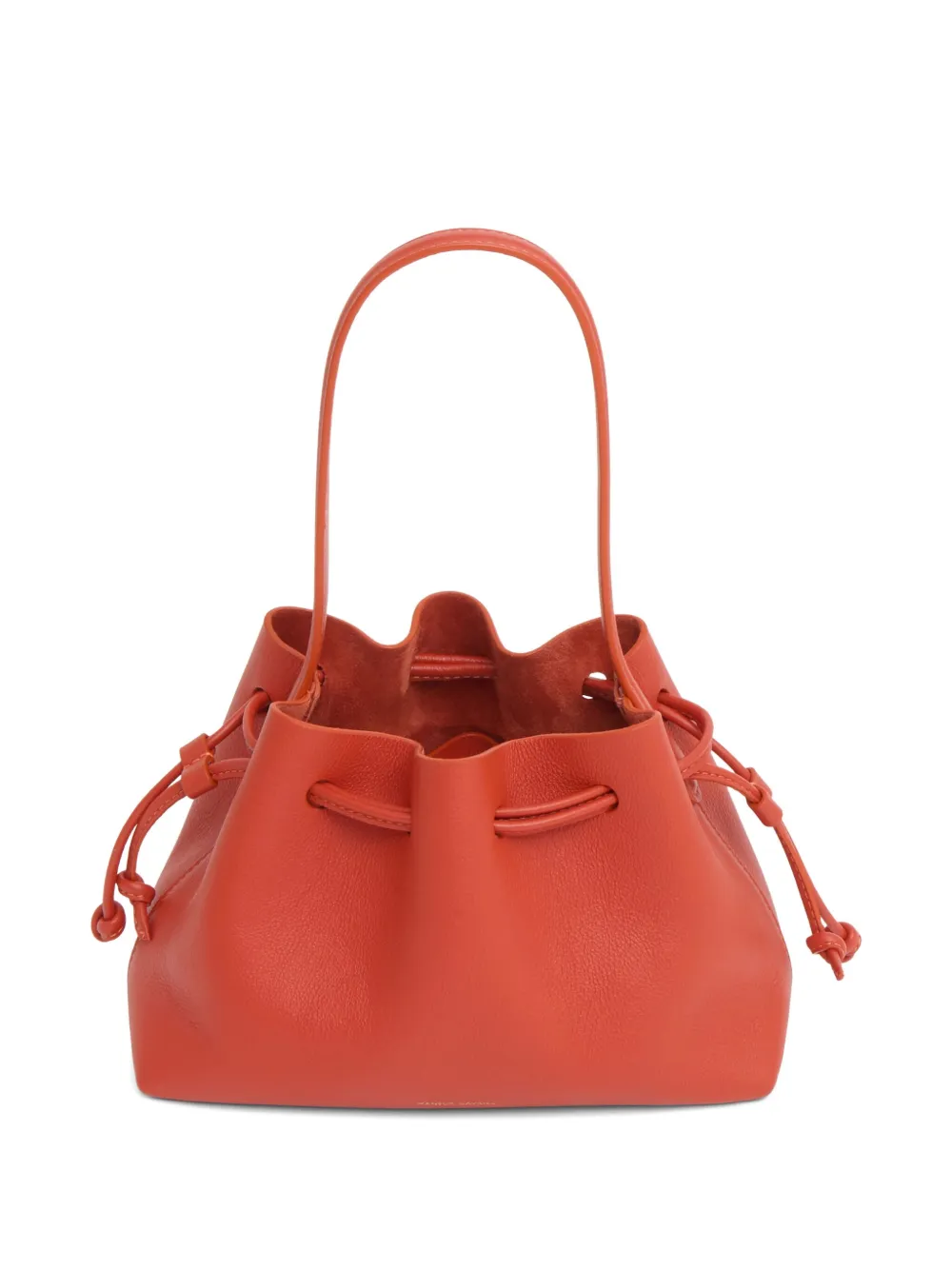 Mansur Gavriel Drawstring Pouchette Tote Bag In Orange