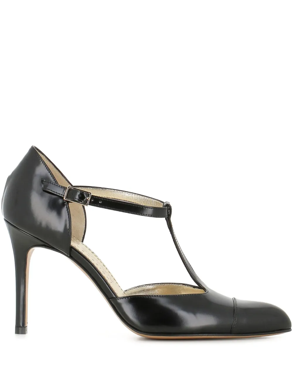 Antonio Barbato Maestri Veneziani T-strap heeled pumps – Black