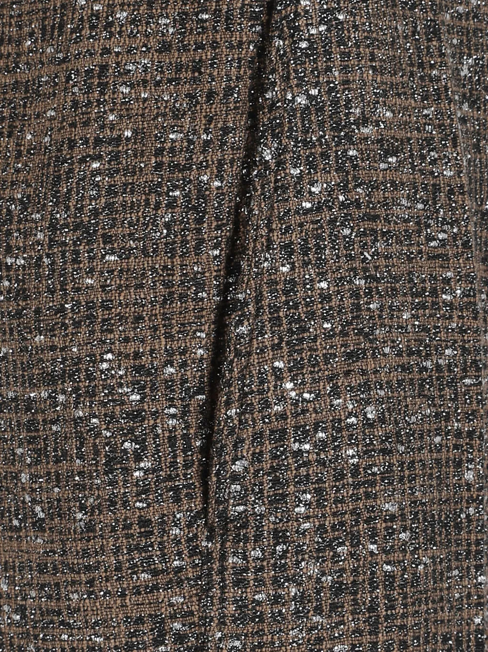 Giambattista Valli Broek met tweed textuur Bruin