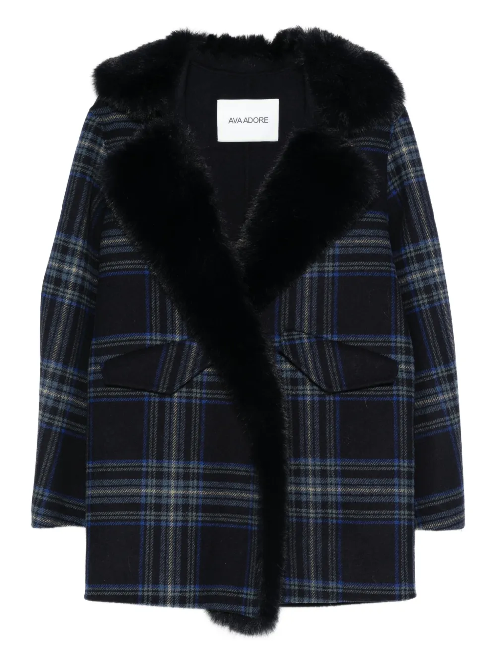 Ava Adore Austin long-sleeve coat | blå | Image 1