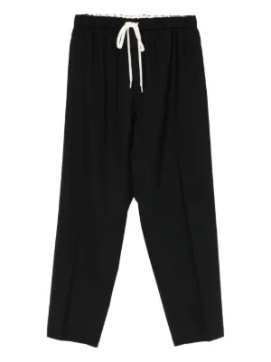 Maison Margiela プリーツ パンツ | ブラック | FARFETCH JP