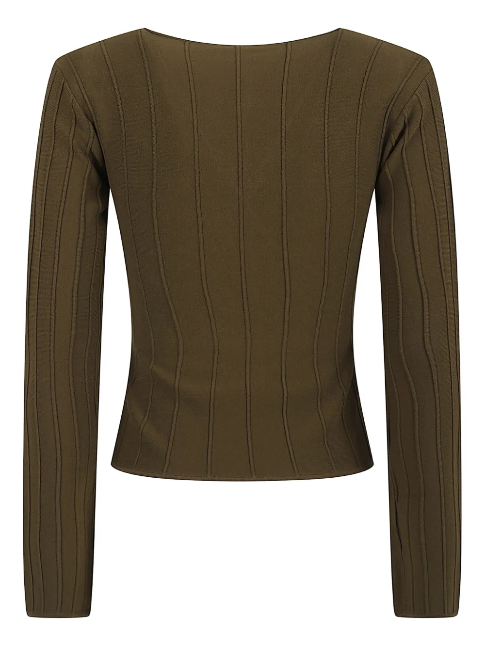 Cult Gaia Collette Ring-detail Top In Green