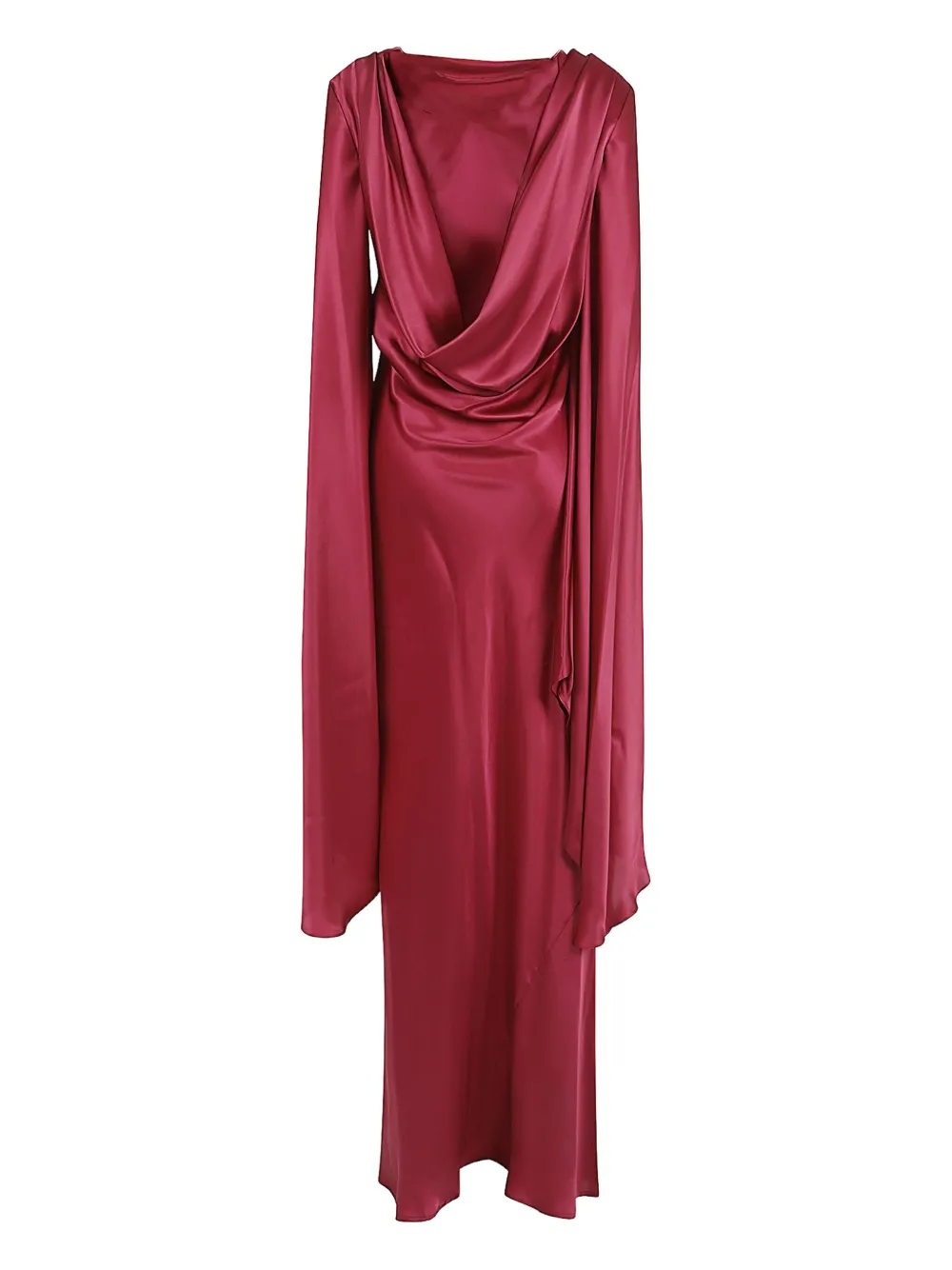 CRIDA Tunisi draped maxi dress - Rood