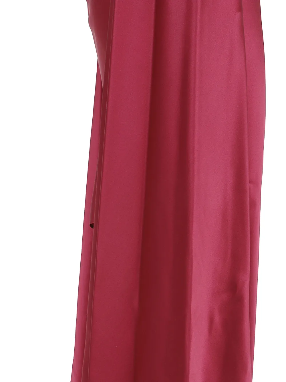 CRIDA Tunisi gedrapeerde maxi-jurk Rood