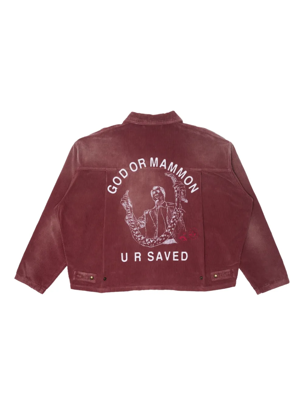  Paly Synanom Cord Jacket - Red 