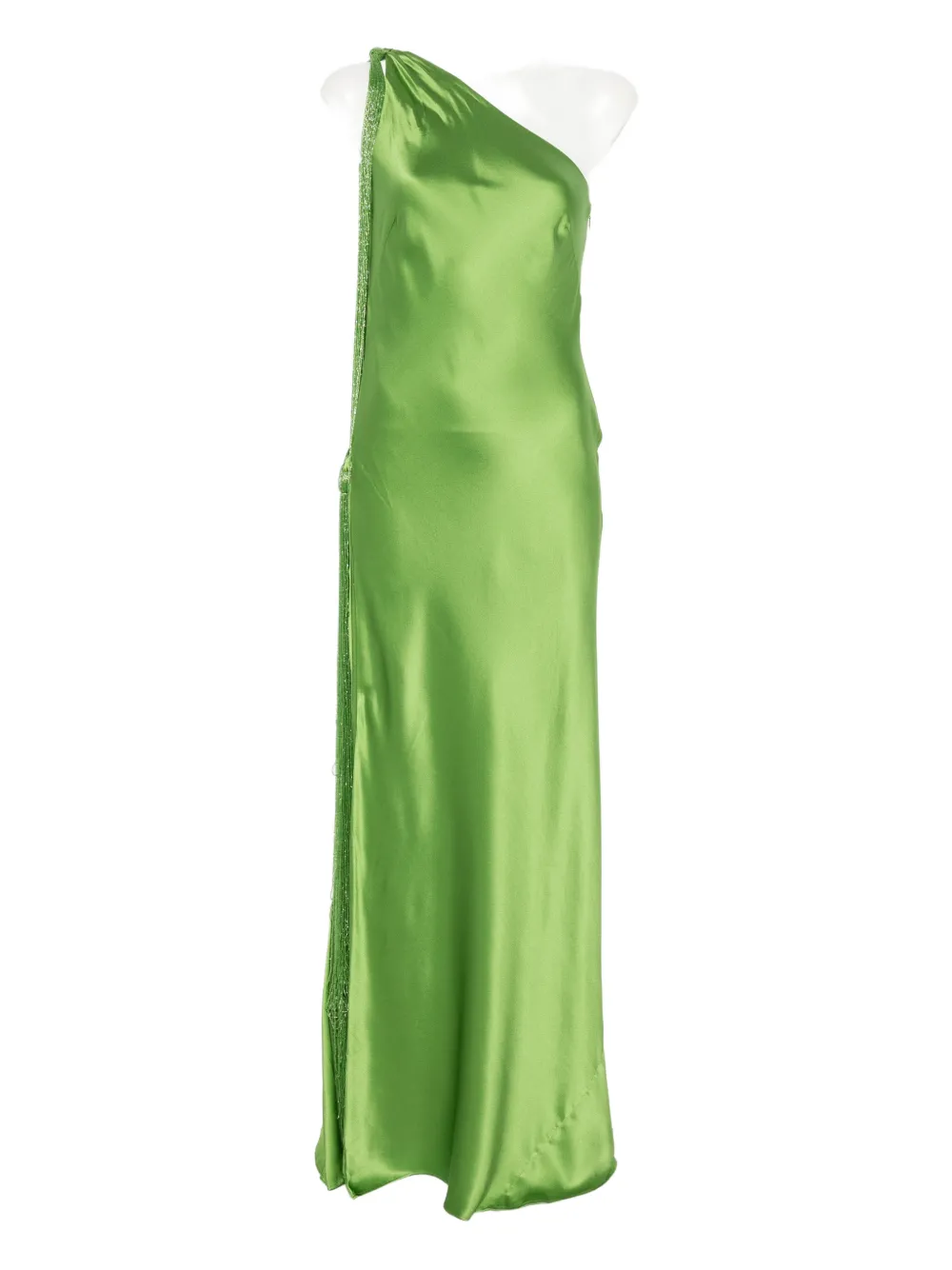 Cult Gaia tassel one-shoulder maxi dress - Green