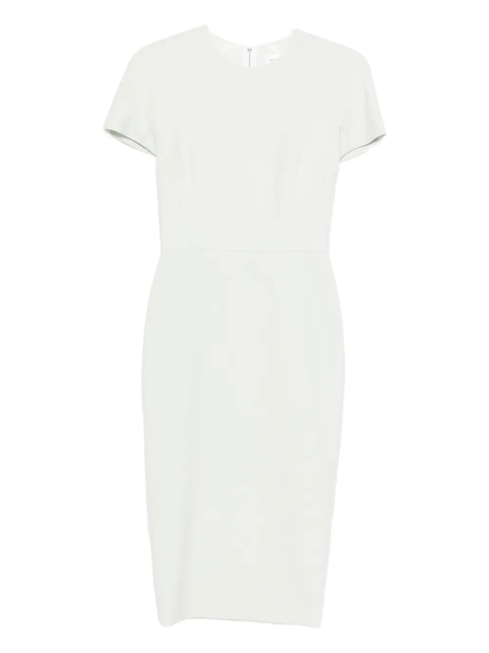 Victoria Beckham short-sleeve midi dress - グリーン Victoria Beckham short-sleeve midi dress - グリーン