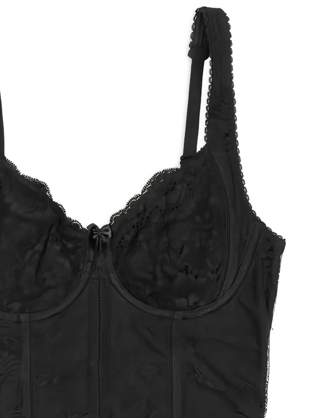 Balenciaga Geribbelde tanktop - Zwart