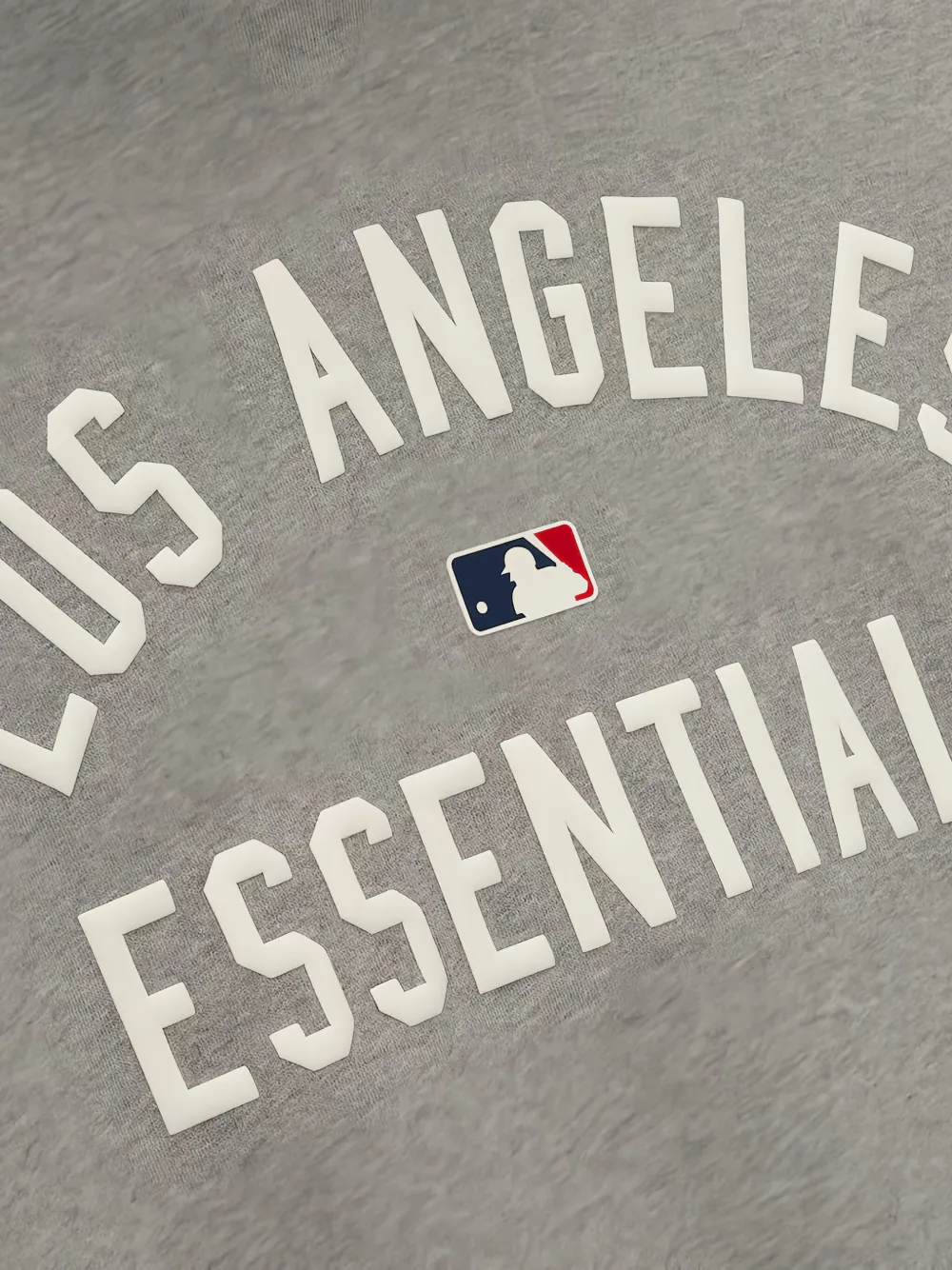 FEAR OF GOD ESSENTIALS x MLB Dodgers grafische hoodie Grijs