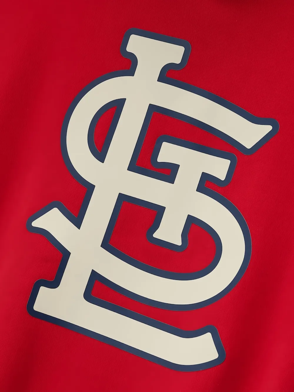 FEAR OF GOD ESSENTIALS x MLB Cardinals hoodie met logo Rood