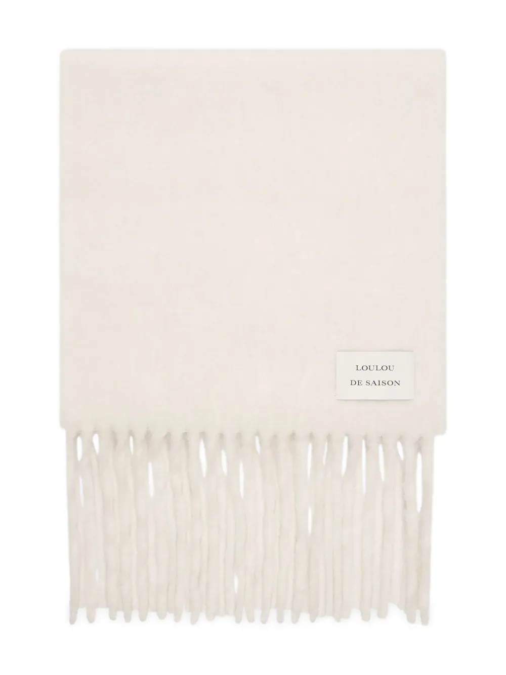 LouLou de Saison Sciarpa Santo con frange - Toni neutri