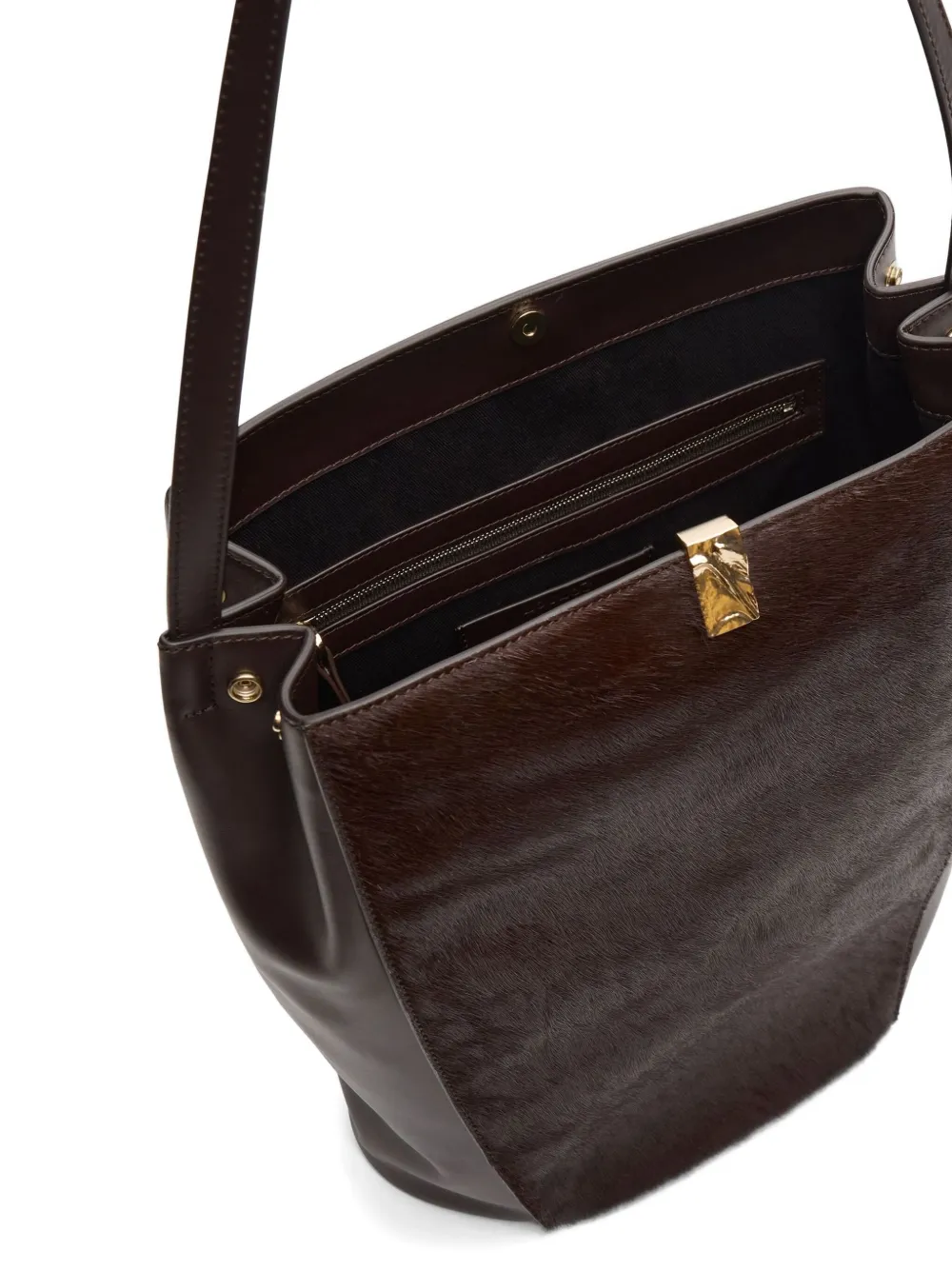 Loulou De Saison Odile Bucket Bag In Brown