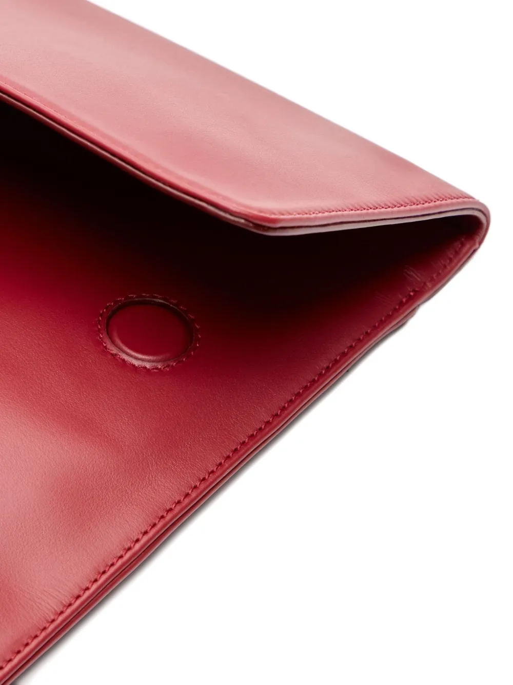 LouLou de Saison Gaia leren clutch Rood