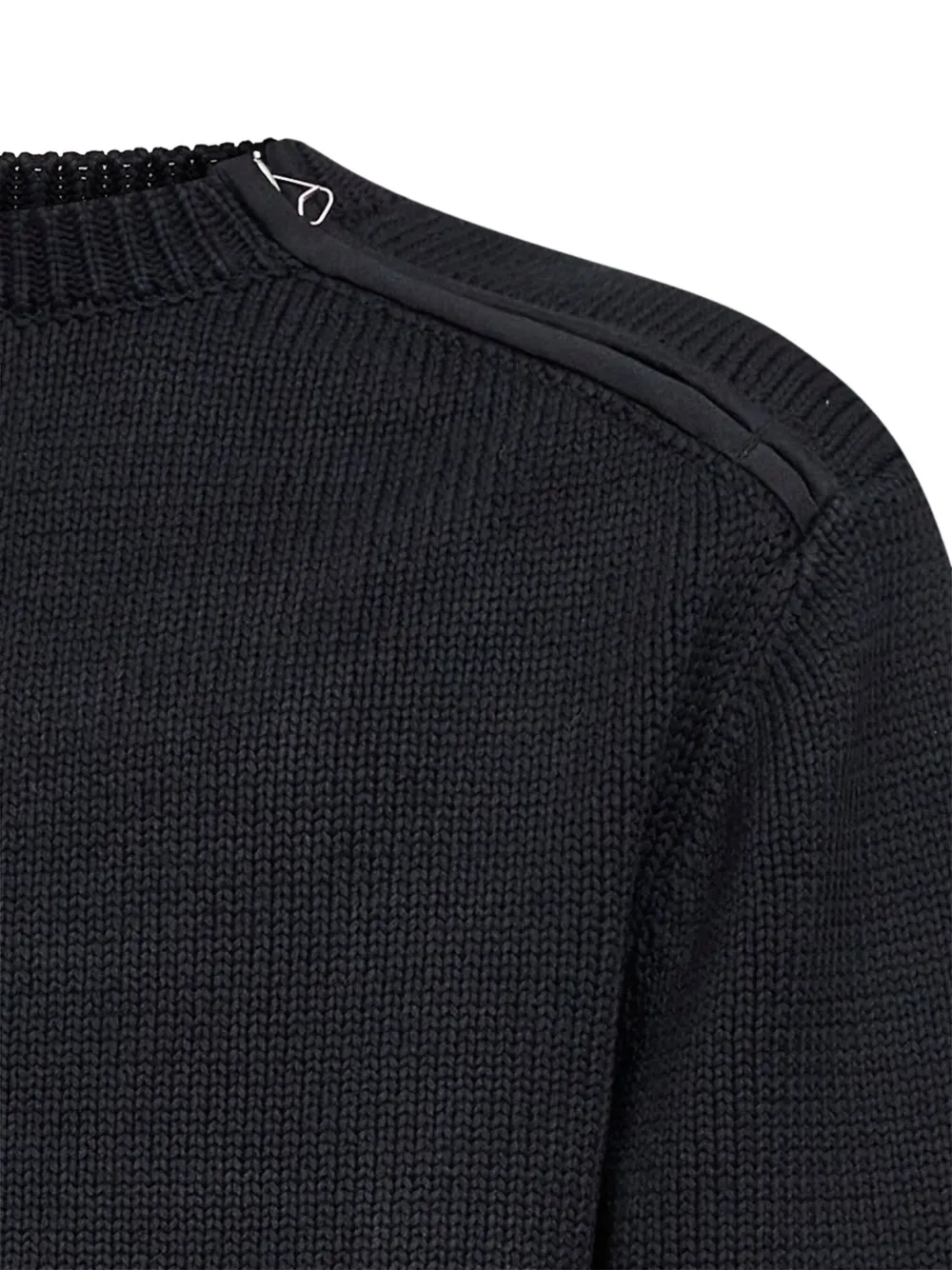 OAMC Peacemaker Trui met raglan mouwen en metalen rits Zwart