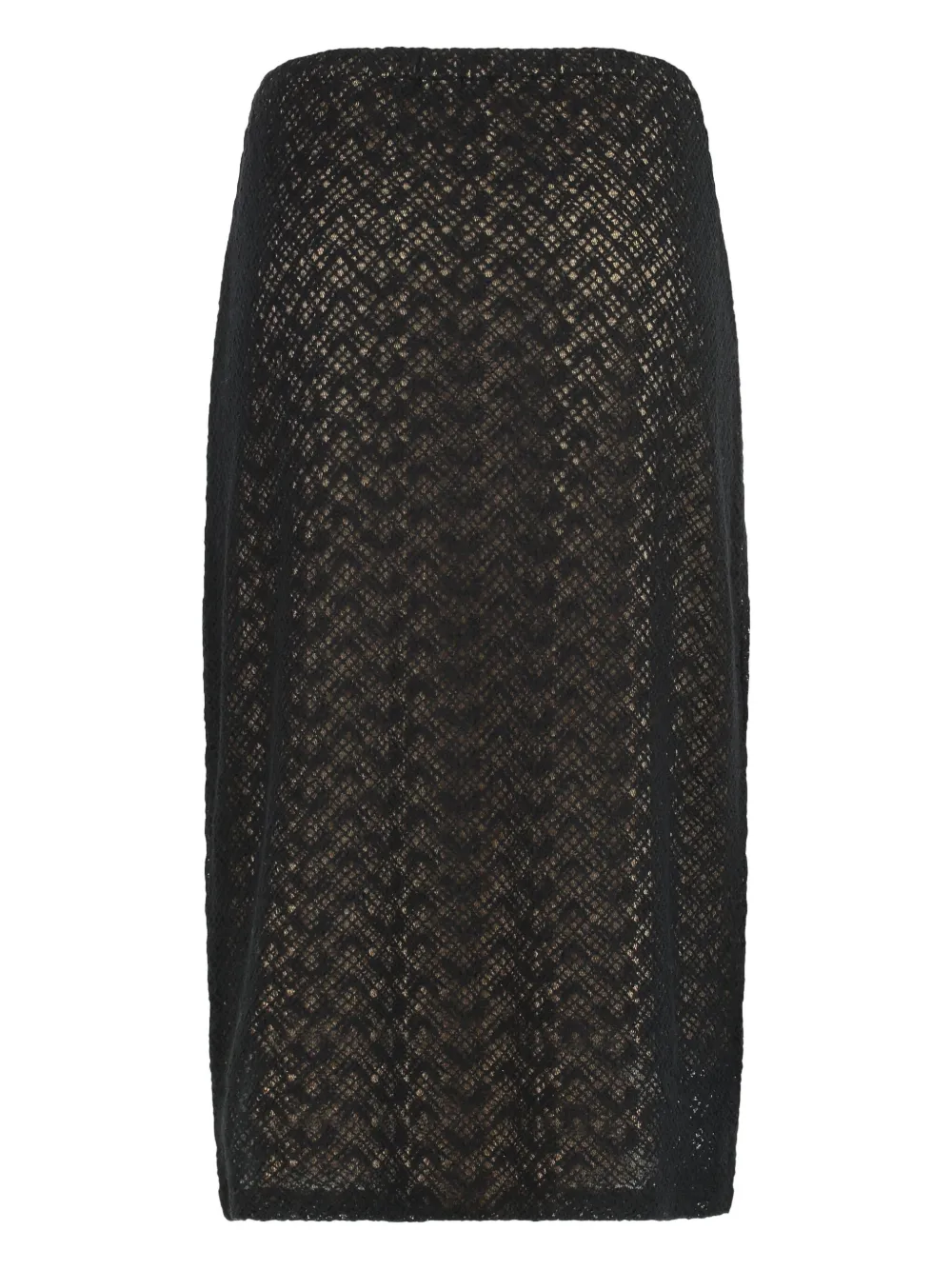 Vince lace midi skirt - Zwart