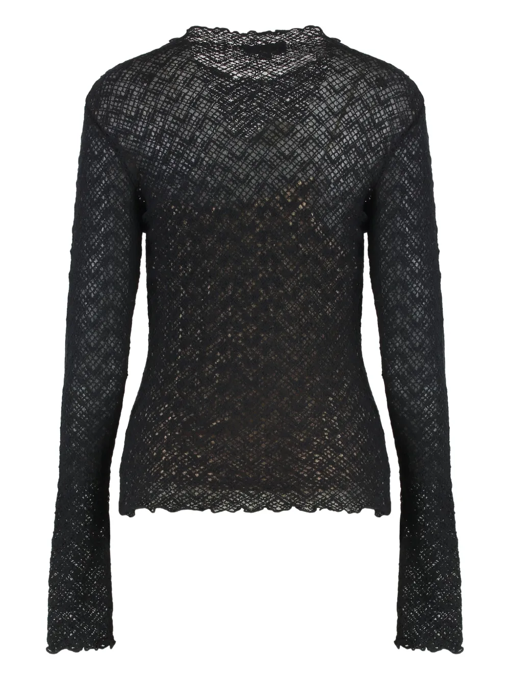 Vince Top met lange mouwen Zwart