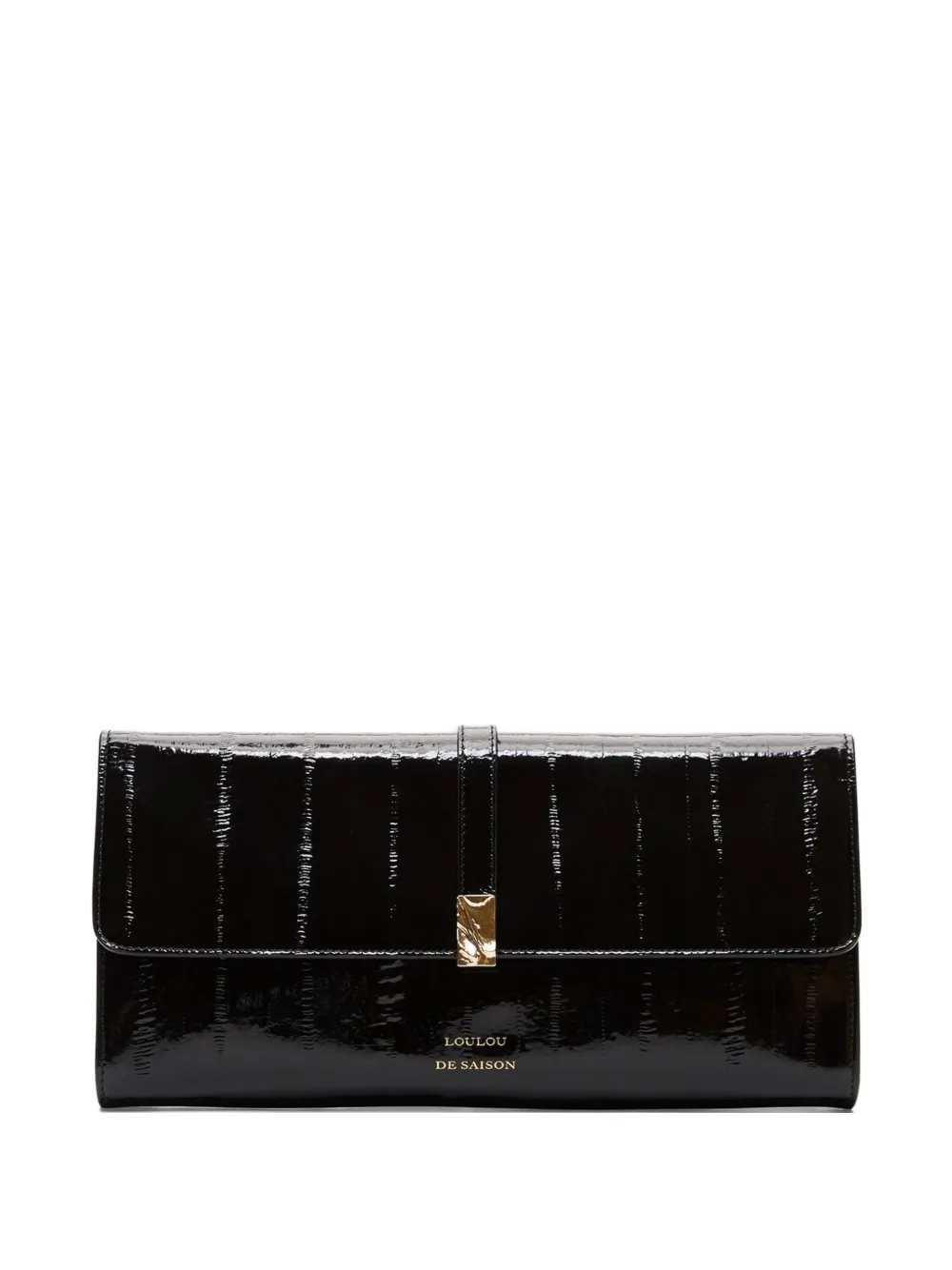 Loulou De Saison Lydian Clutch Bag In Black