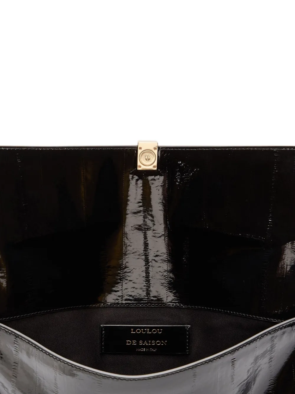 Loulou De Saison Lydian Clutch Bag In Black