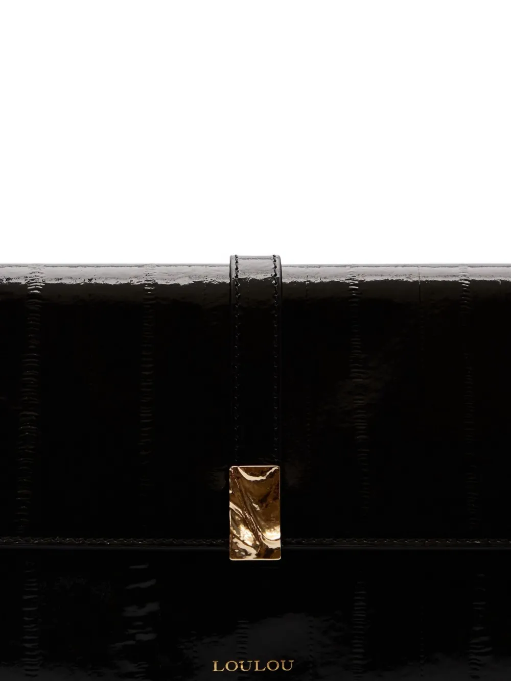 Loulou De Saison Lydian Clutch Bag In Black