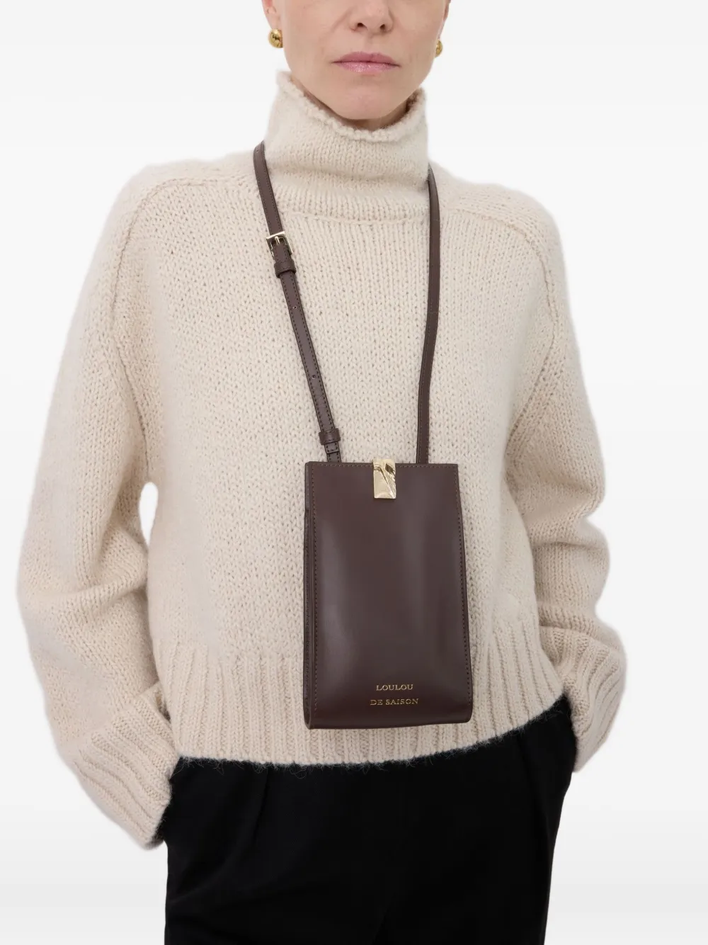 Loulou De Saison Hermin Mini Bag In Brown