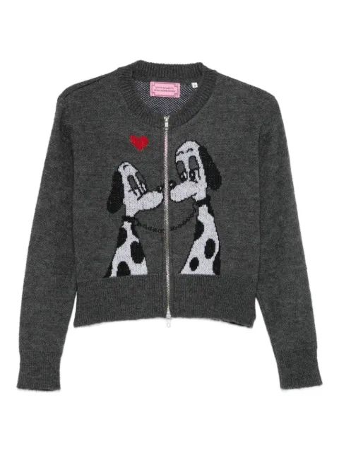 CARNE BOLLENTE x Olga Goose Candle Lady Meets Tramp cardigan