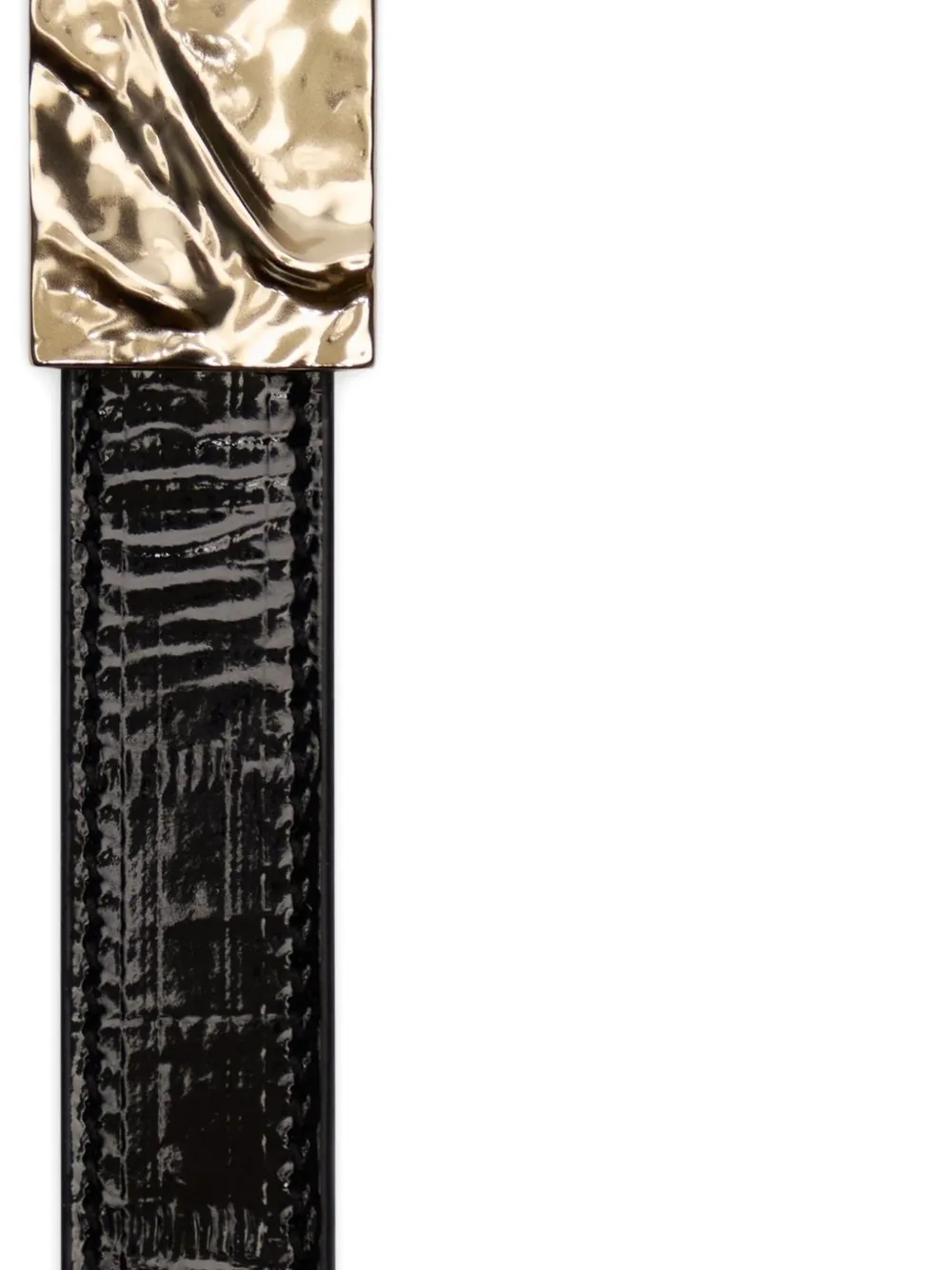 LouLou de Saison Orja leather belt - Zwart