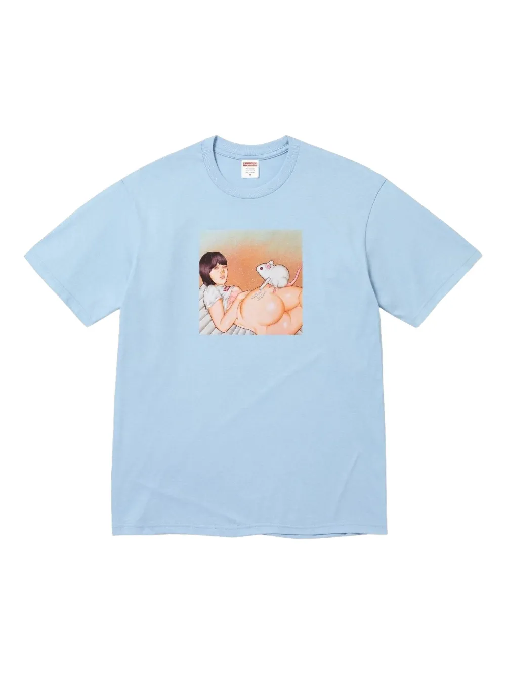 Supreme mouse-graphic T-shirt - ブルー