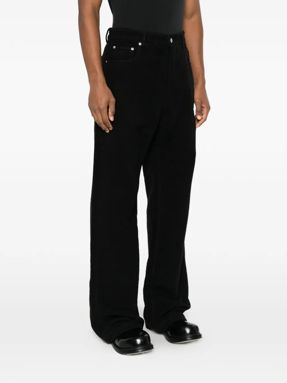 Rick Owens DRKSHDW five pocket trousers - Zwart